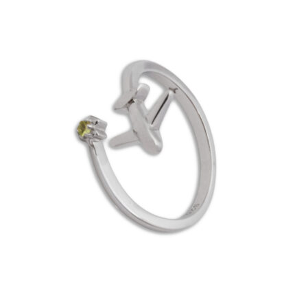 Anillo Plata 1ª Ley 925mls Olivina