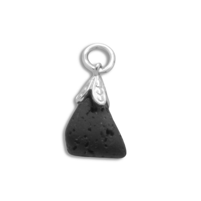 Colgante Plata 1ª Ley 925mls Lava - Imagen 1
