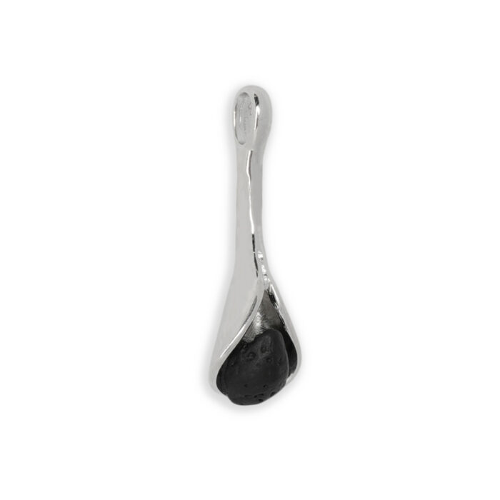 Colgante Plata 1ª Ley 925mls Lava - Imagen 1