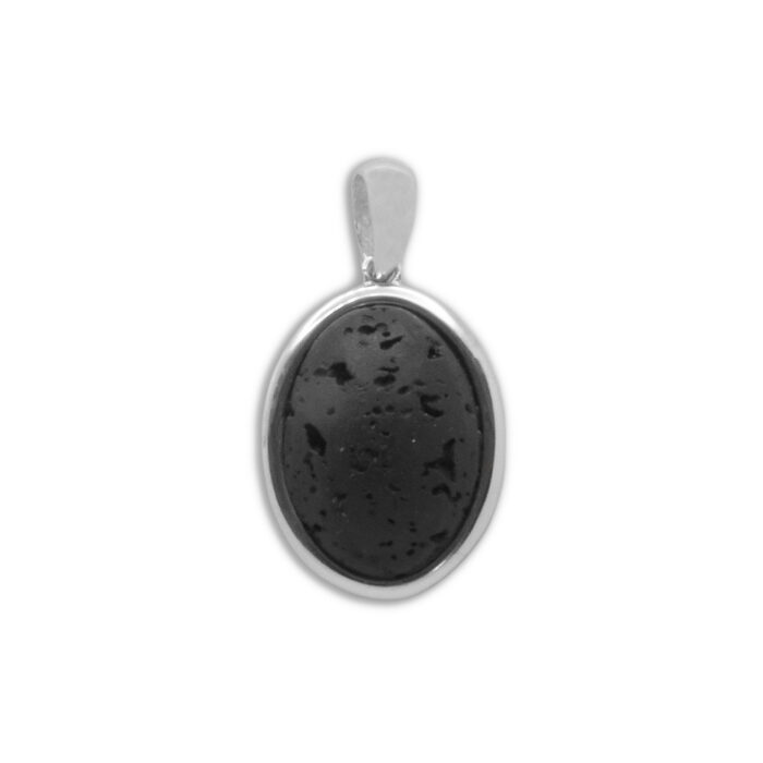 Colgante Plata 1ª Ley 925mls Lava - Imagen 1