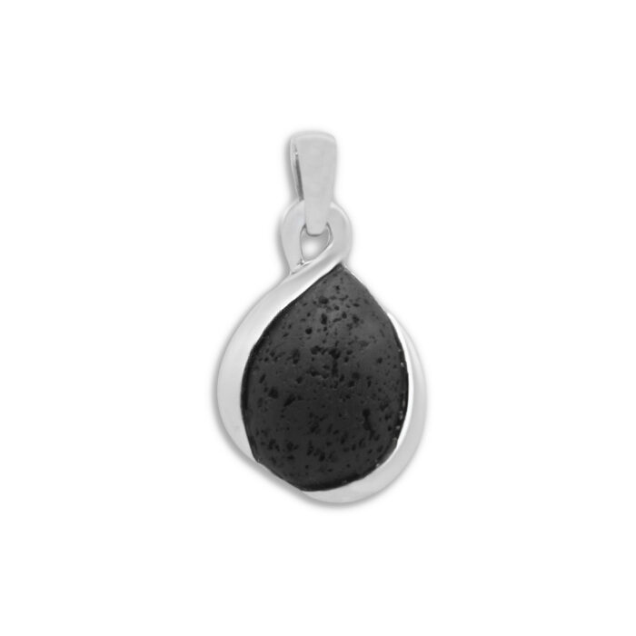 Colgante Plata 1ª Ley 925mls Lava - Imagen 1