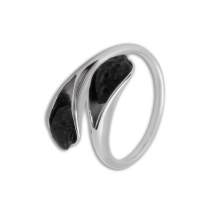 Anillo Plata 1ª Ley 925mls Lava