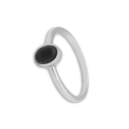 Anillo Plata 1ª Ley 925mls Lava