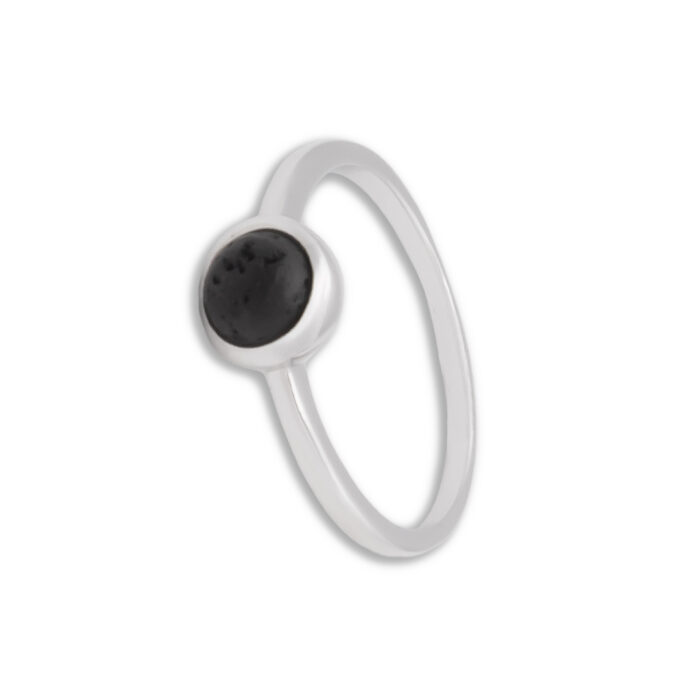 Anillo Plata 1ª Ley 925mls Lava - Imagen 1