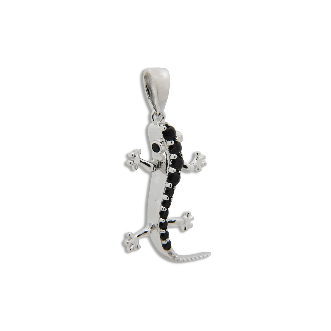 7201000093 Colgante Plata 1ª Ley 925mls Obsidiana - Imagen 1